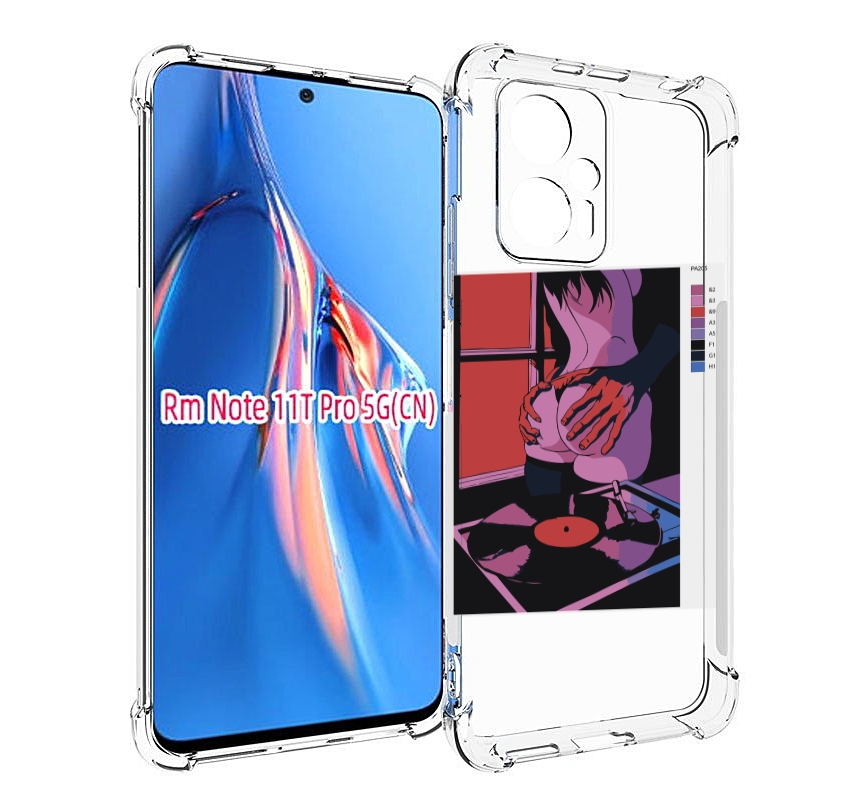 

Чехол MyPads девушка красивая сзади женский для Xiaomi Redmi Note 11T Pro / 11T Pro Plu..., Прозрачный, Tocco