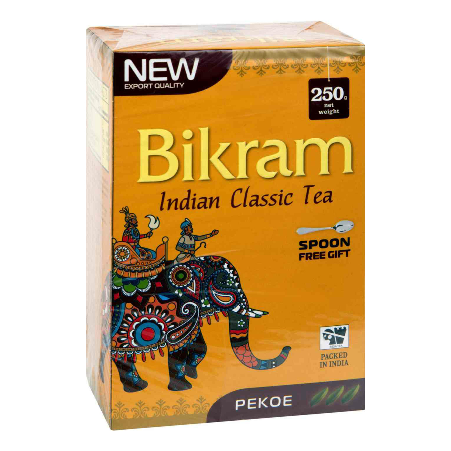 Чай черный Bikram Indiana Classic Tea крупнолистовой 250 г с ложкой