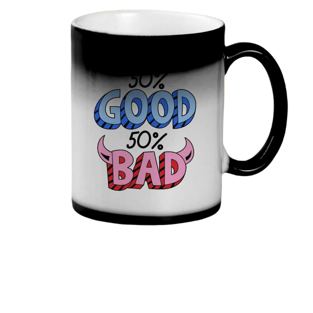 

Кружка CoolPodarok 50 Good 50 Bad