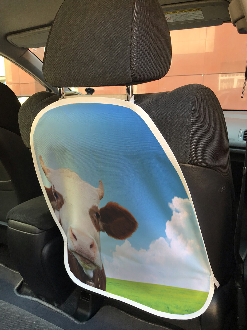 

Накидка на спинку сиденья JoyArty Корова с колокольчиком, 45х62, Корова с колокольчиком