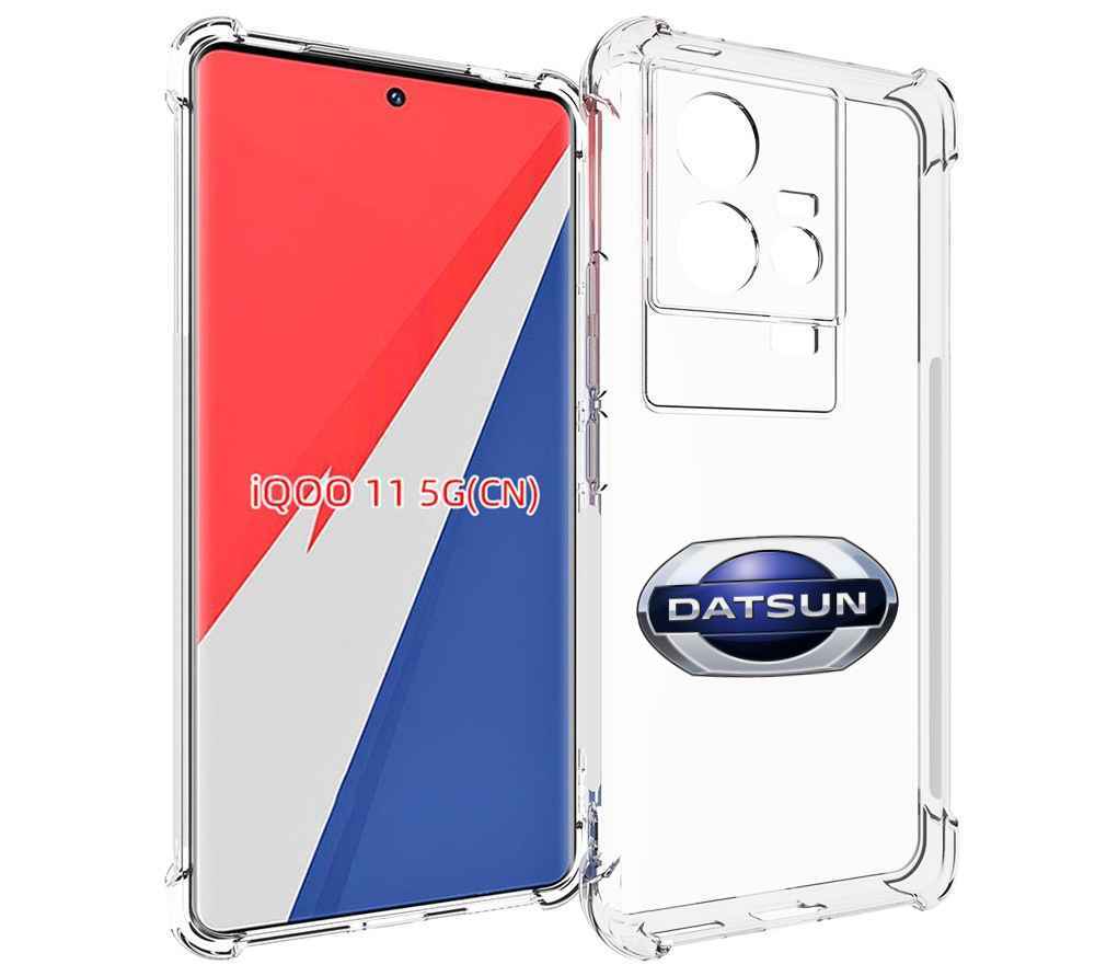 

Чехол MyPads datsun мужской для Vivo iQOO 11, Прозрачный, Tocco