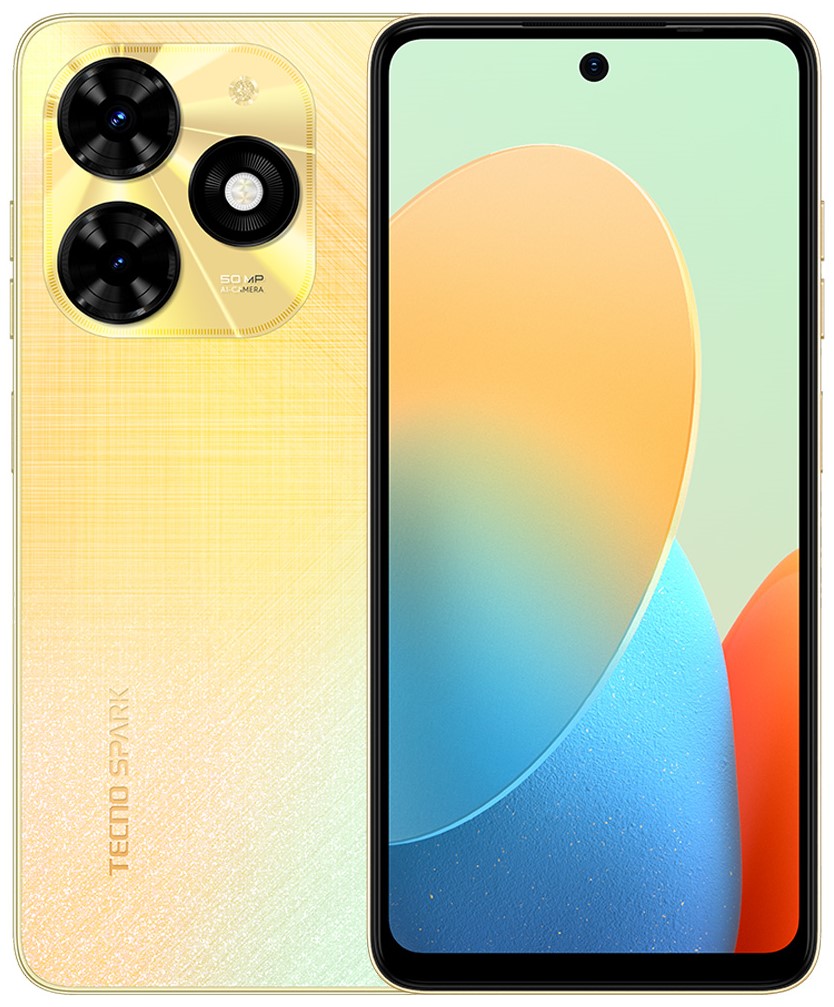 

Смартфон Tecno Spark 20C 8/128GB Alpenglow Gold, SPARK 20C