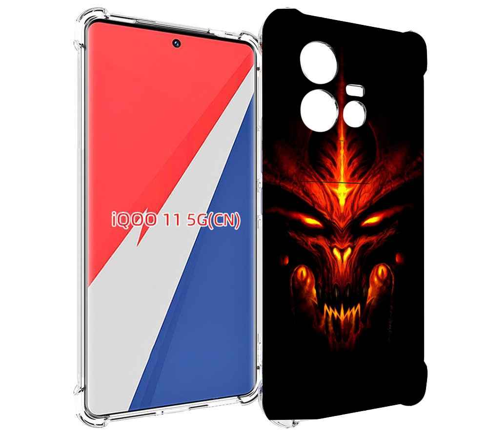 

Чехол MyPads diablo-3-диабло для Vivo iQOO 11, Прозрачный, Tocco