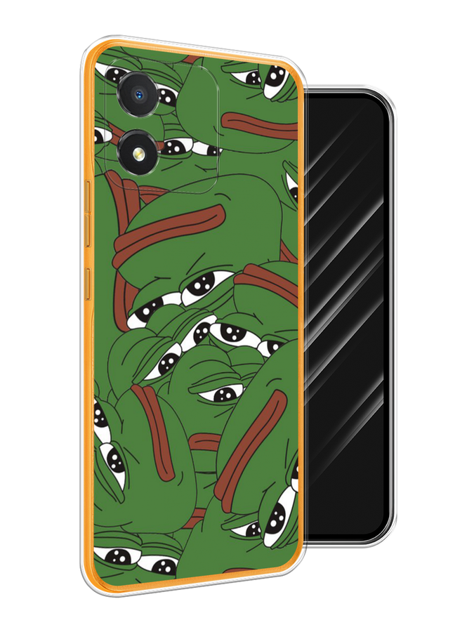 

Чехол Awog на Honor X5 "Печальный frog", Зеленый;белый, 6120950-9