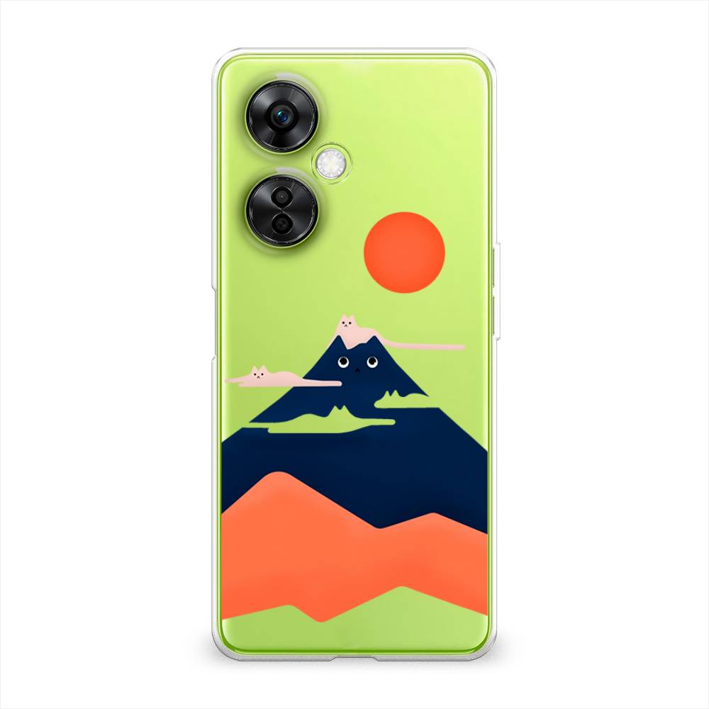 

Чехол на OnePlus Nord N30 5G "Кот-гора", Черный;оранжевый, 153850-4