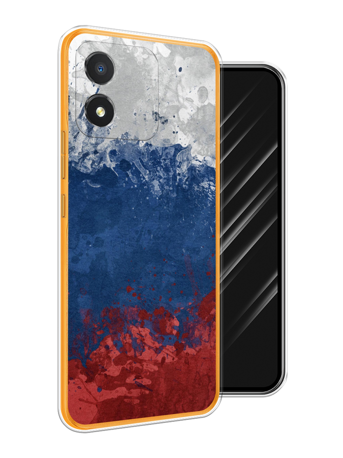 

Чехол Awog на Honor X5 "Флаг России неровный", Белый;синий;красный, 6120950-5