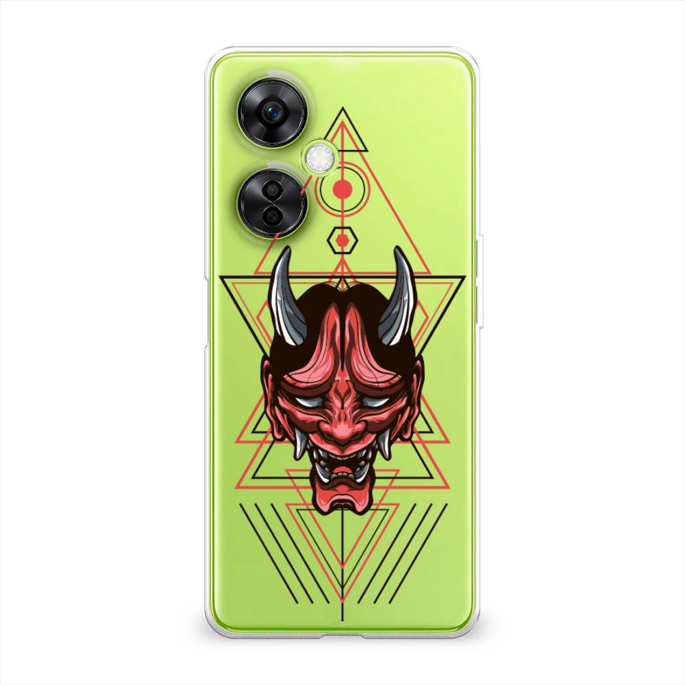 

Чехол на OnePlus Nord N30 5G "Hanya Oni mask", Серый;красный;черный, 153850-4