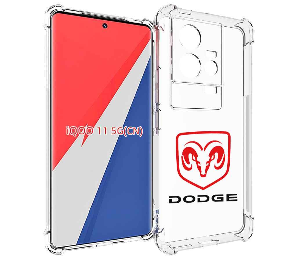 

Чехол MyPads dodge-2 мужской для Vivo iQOO 11, Прозрачный, Tocco