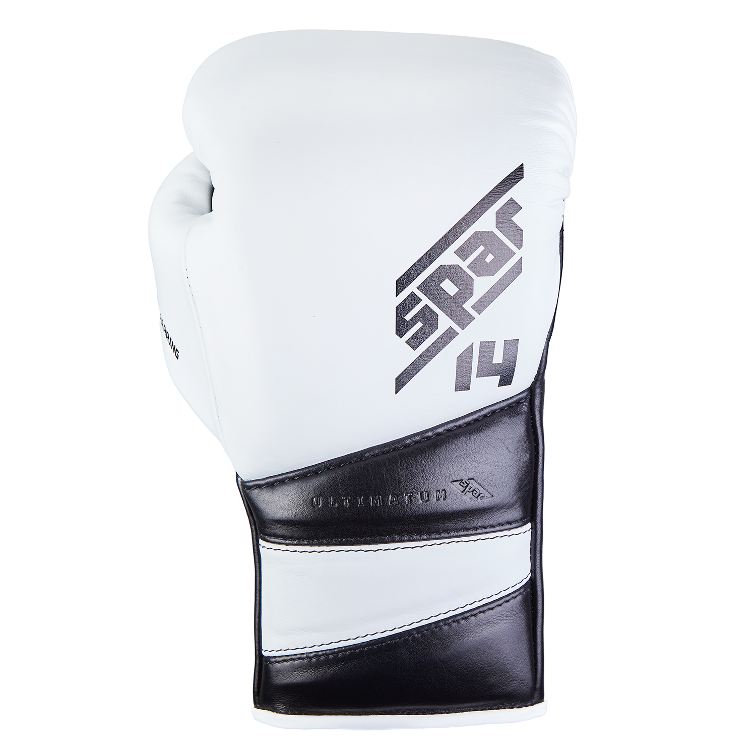 фото Спарринговые перчатки ultimatum boxing spar white classic lace-up 14 oz