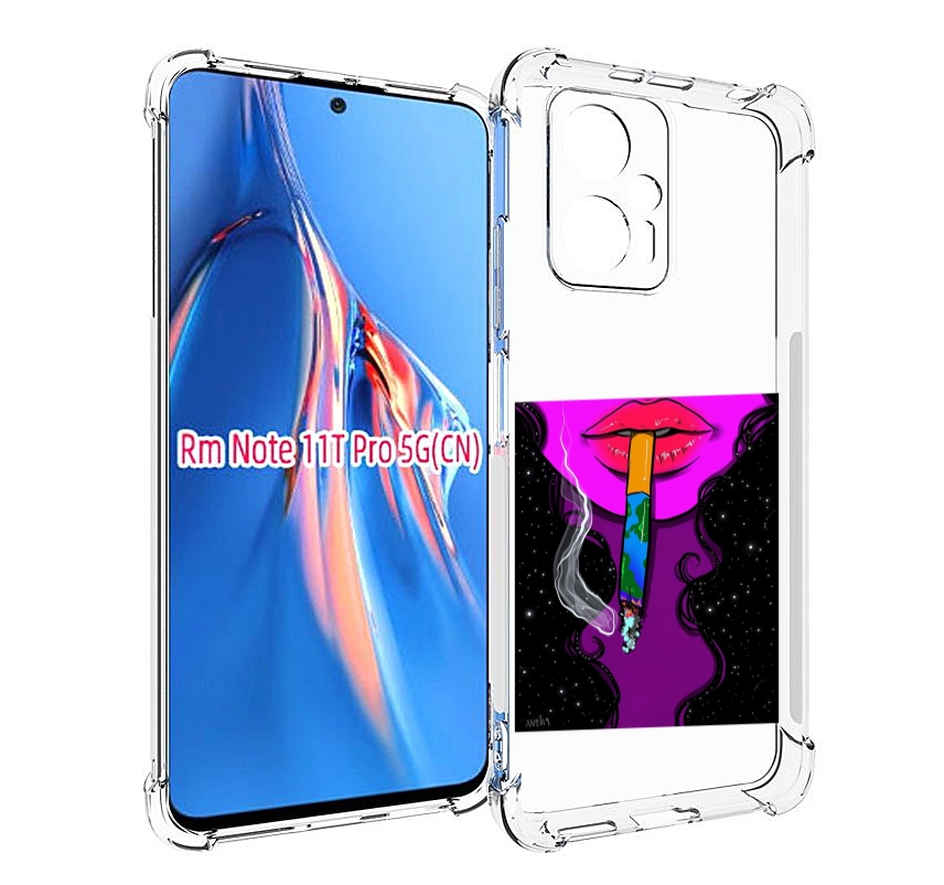 

Чехол MyPads девушка курит землю женский для Xiaomi Redmi Note 11T Pro / 11T Pro Plus /..., Прозрачный, Tocco