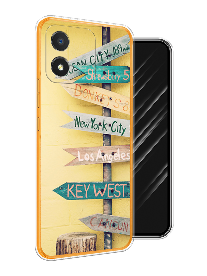 

Чехол Awog на Honor X5 "Нулевой километр", Желтый, 6120950-4
