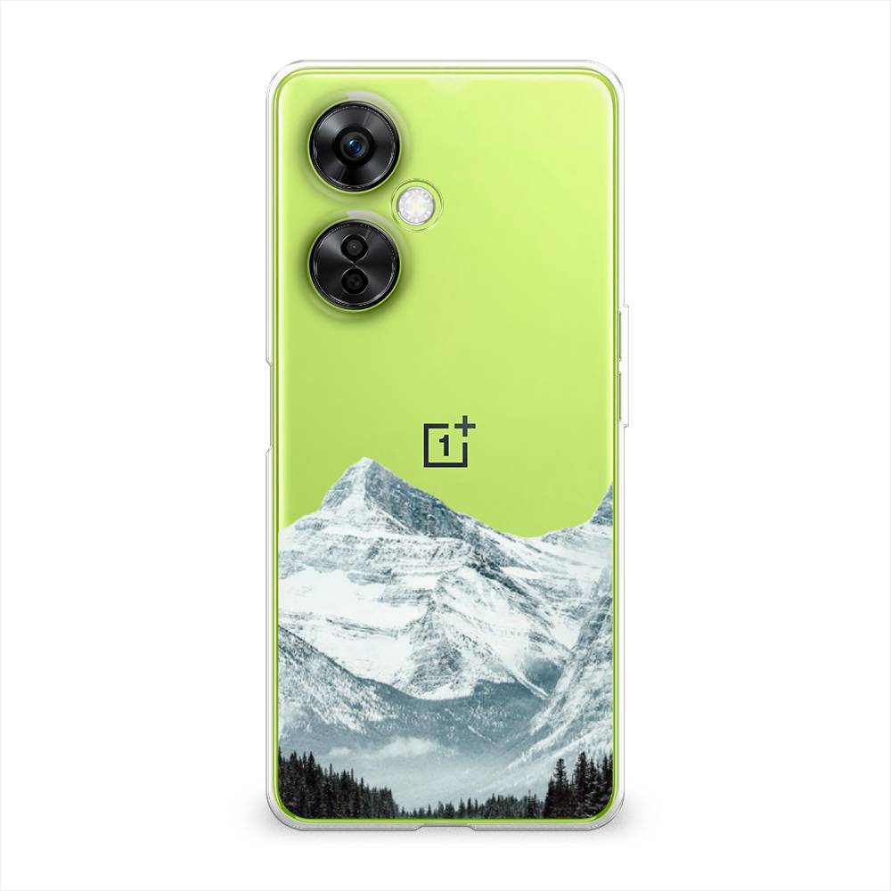 

Чехол на OnePlus Nord N30 5G "Горы арт 1", Белый;зеленый, 153850-2