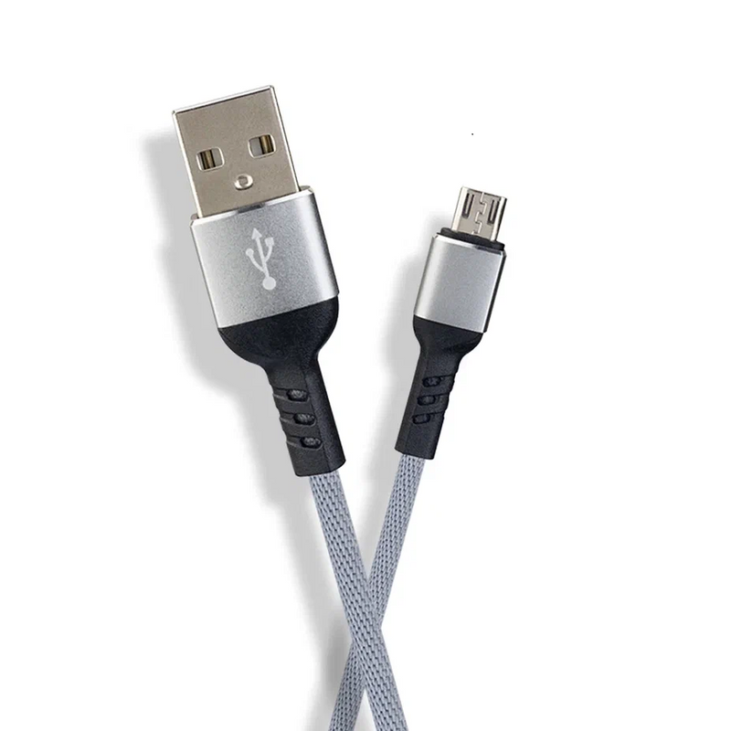 Кабель micro USB-USB Perfeo 2 м серый 490₽