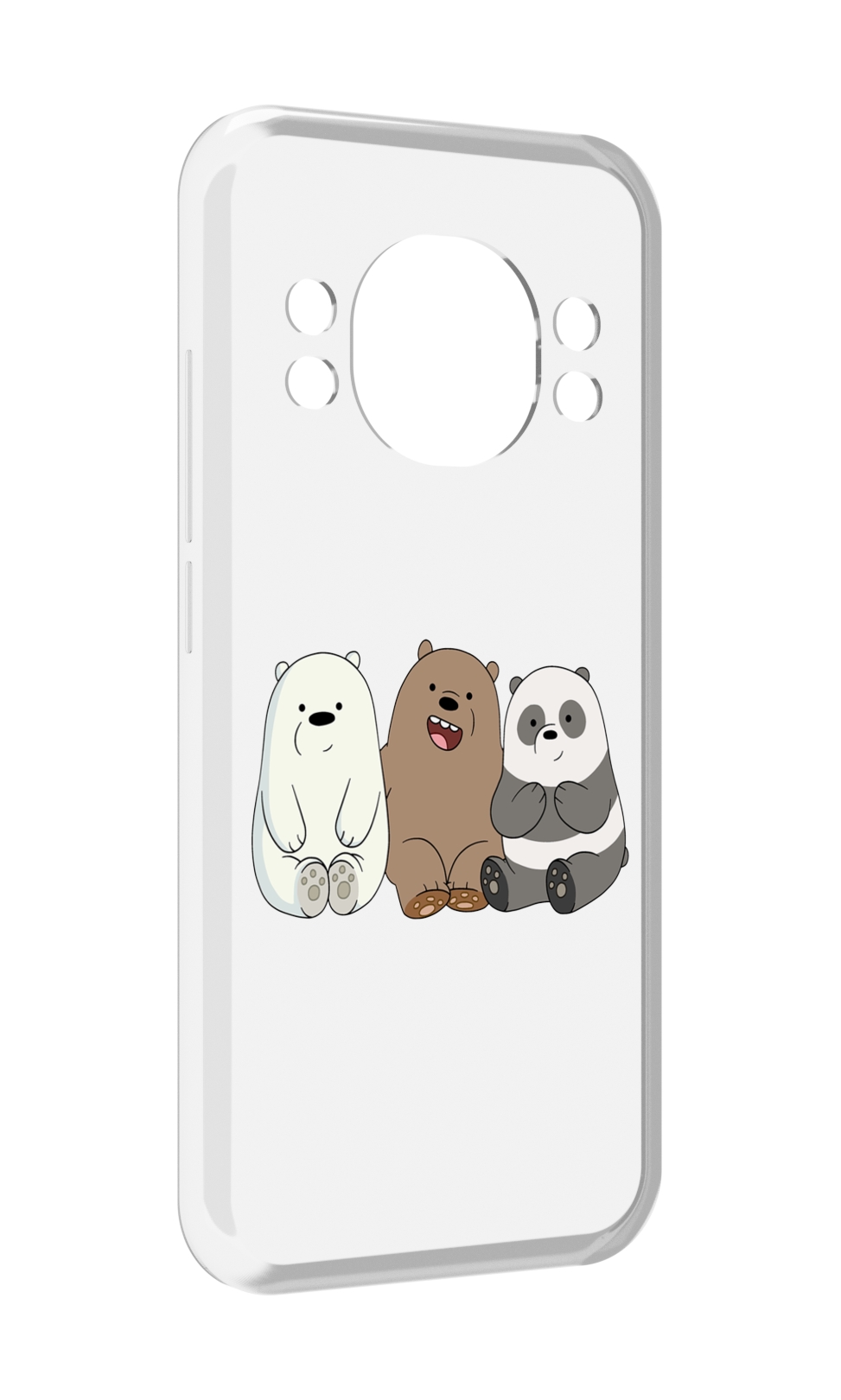 

Чехол MyPads панды детский для Doogee S98 / S98 Pro, Прозрачный, Tocco