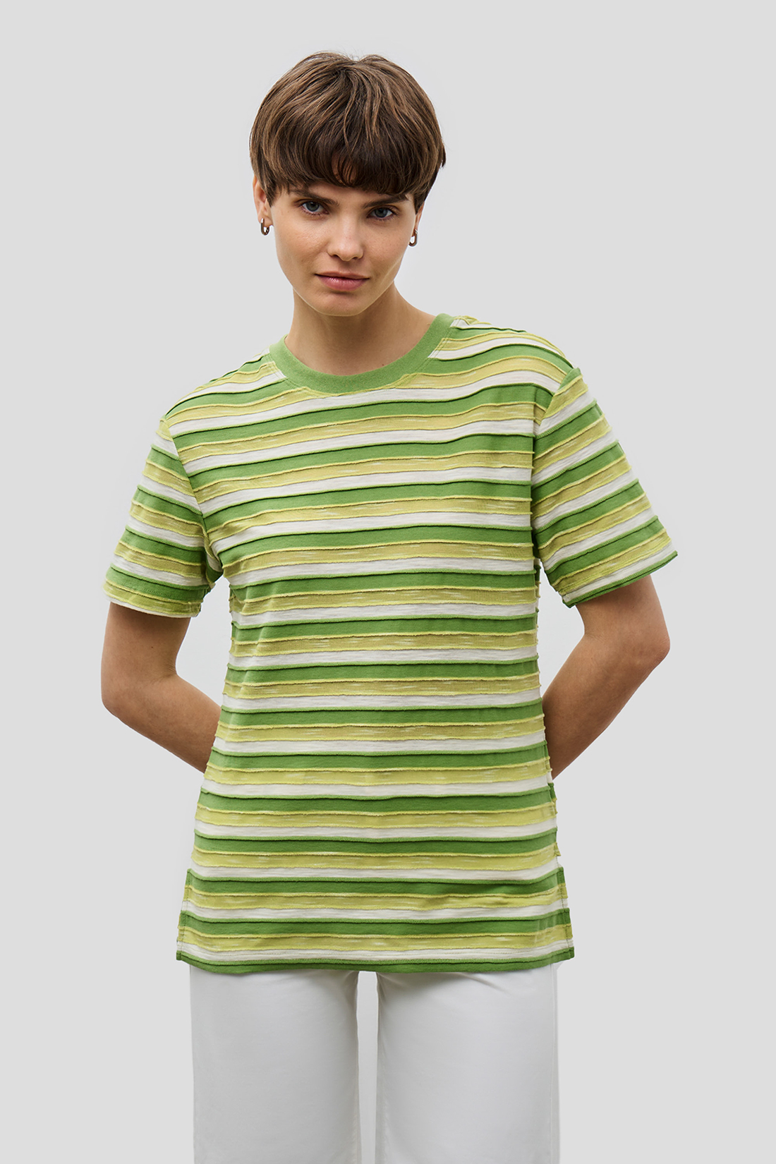 

Футболка женская Baon B2323080 белая 2XL, Белый, B2323080
