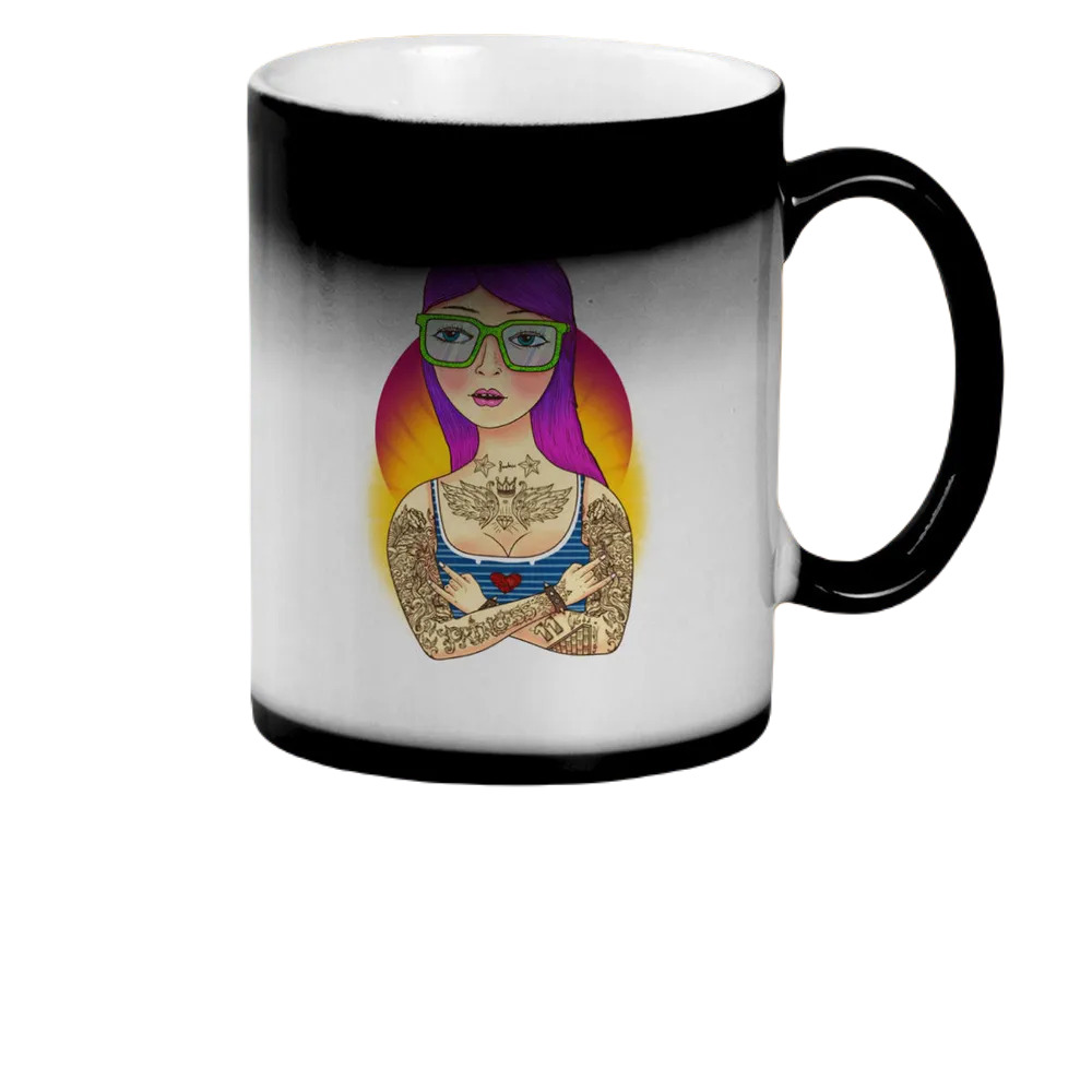 

Кружка CoolPodarok Девочка с тату