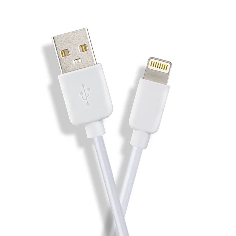 Кабель Lightning-USB Perfeo 2 м белый