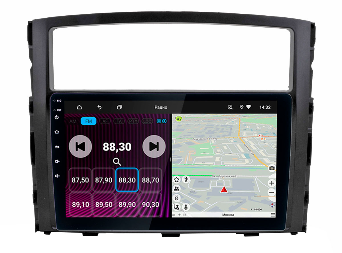 

Штатная магнитола Incar TSA-6104 для Mitsubishi Pajero-4 (Android 10) DSP 9", Mitsubishi