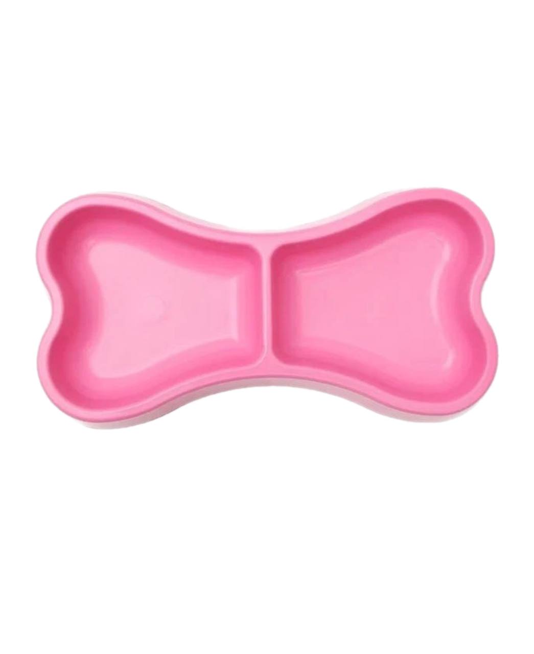 Миска для домашнего питомца Грызлик Ам Косточка пластиковая розовая 24х12х3,5 см