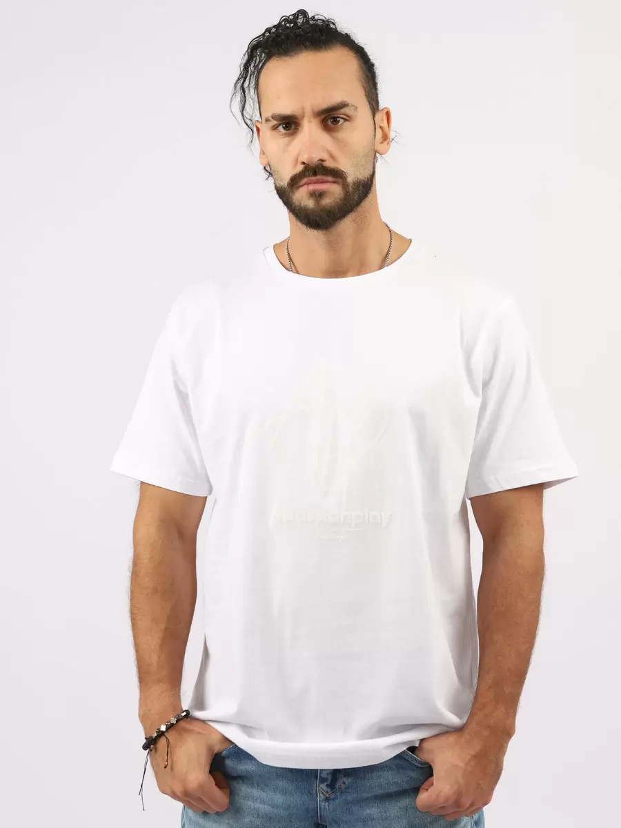 

Футболка мужская A passion play 221TR(SZ-0018) белая 4XL, 221TR(SZ-0018)