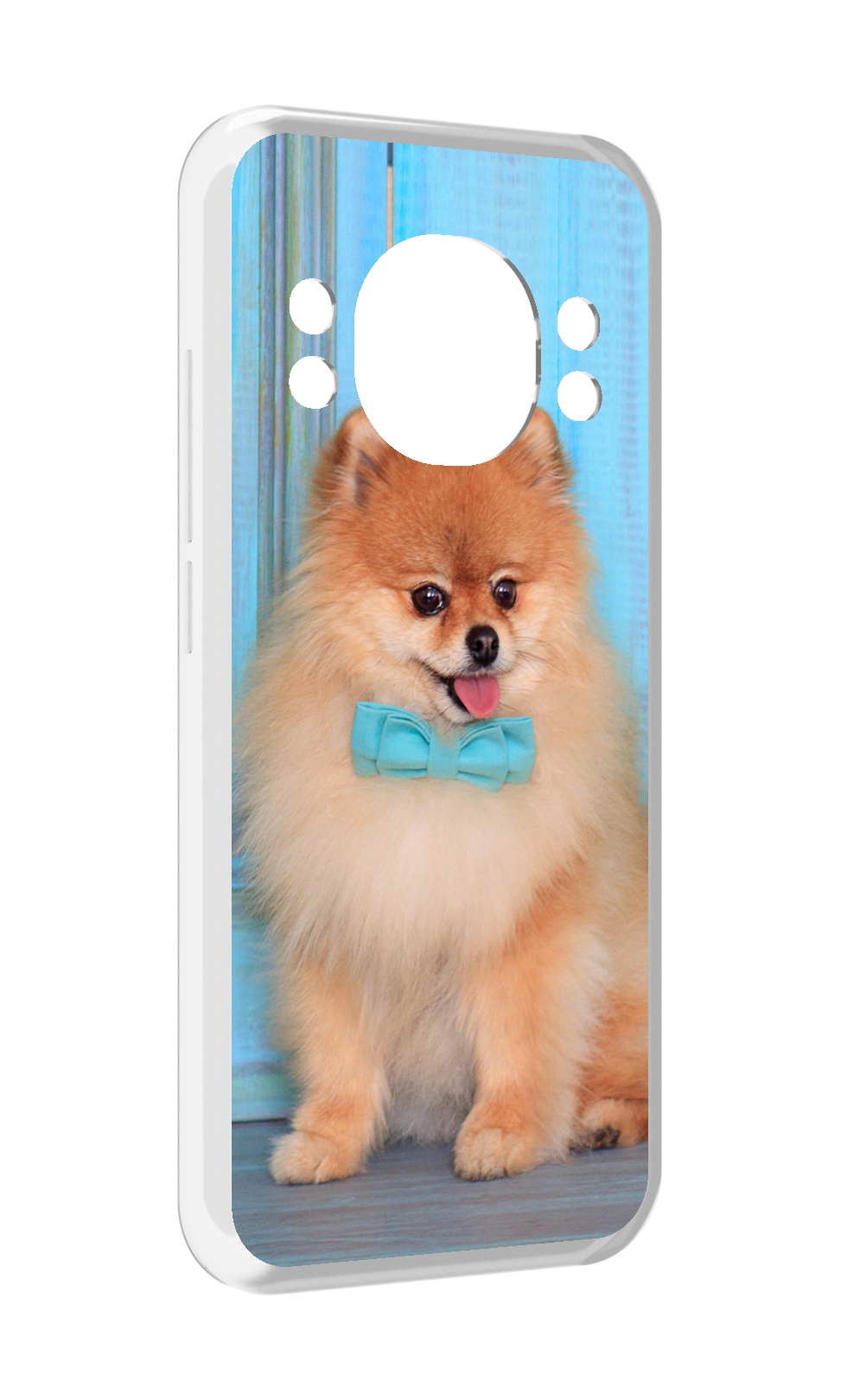 

Чехол MyPads померанскии шпиц для Doogee S98 / S98 Pro, Прозрачный, Tocco