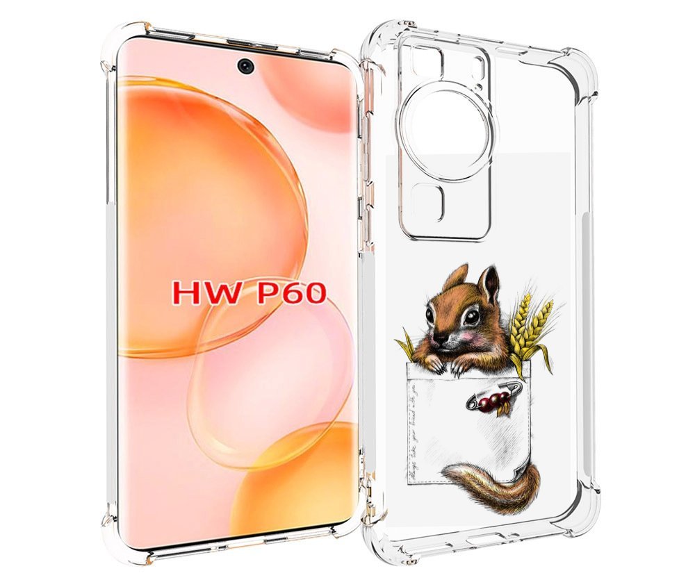

Чехол MyPads Белочка для Huawei P60, Tocco