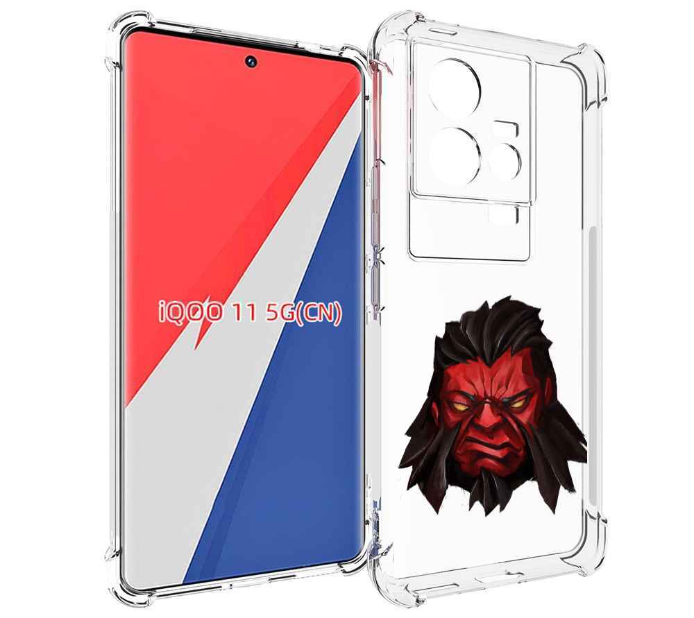 

Чехол MyPads dota-2-axe для Vivo iQOO 11, Прозрачный, Tocco