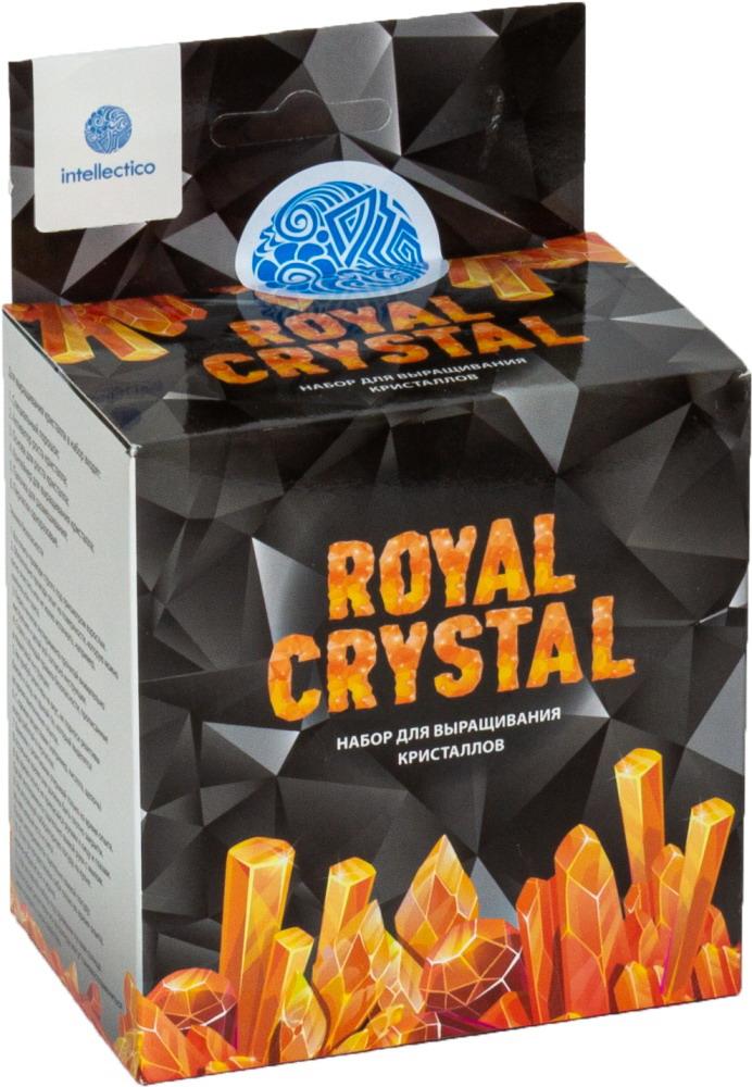 фото Набор для выращивания кристаллов royal crystal, оранжевый intellectico 516бр