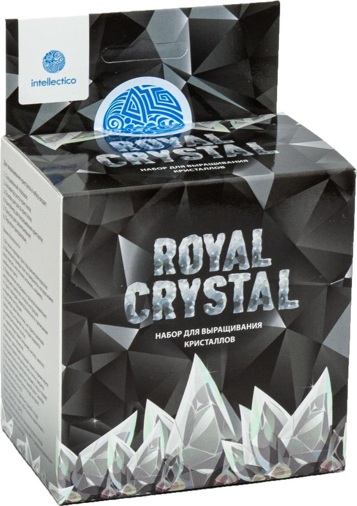 фото Набор для выращивания кристаллов royal crystal, серебристый intellectico 511бр