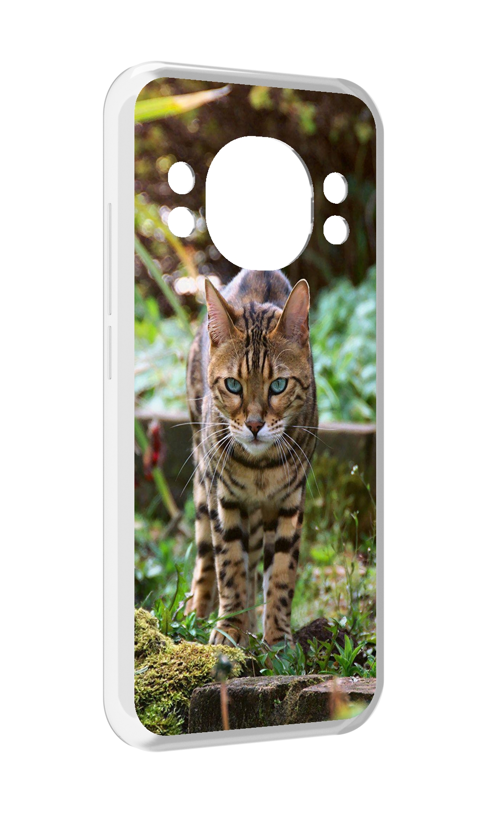 

Чехол MyPads порода кошка бенгальская для Doogee S98 / S98 Pro, Прозрачный, Tocco