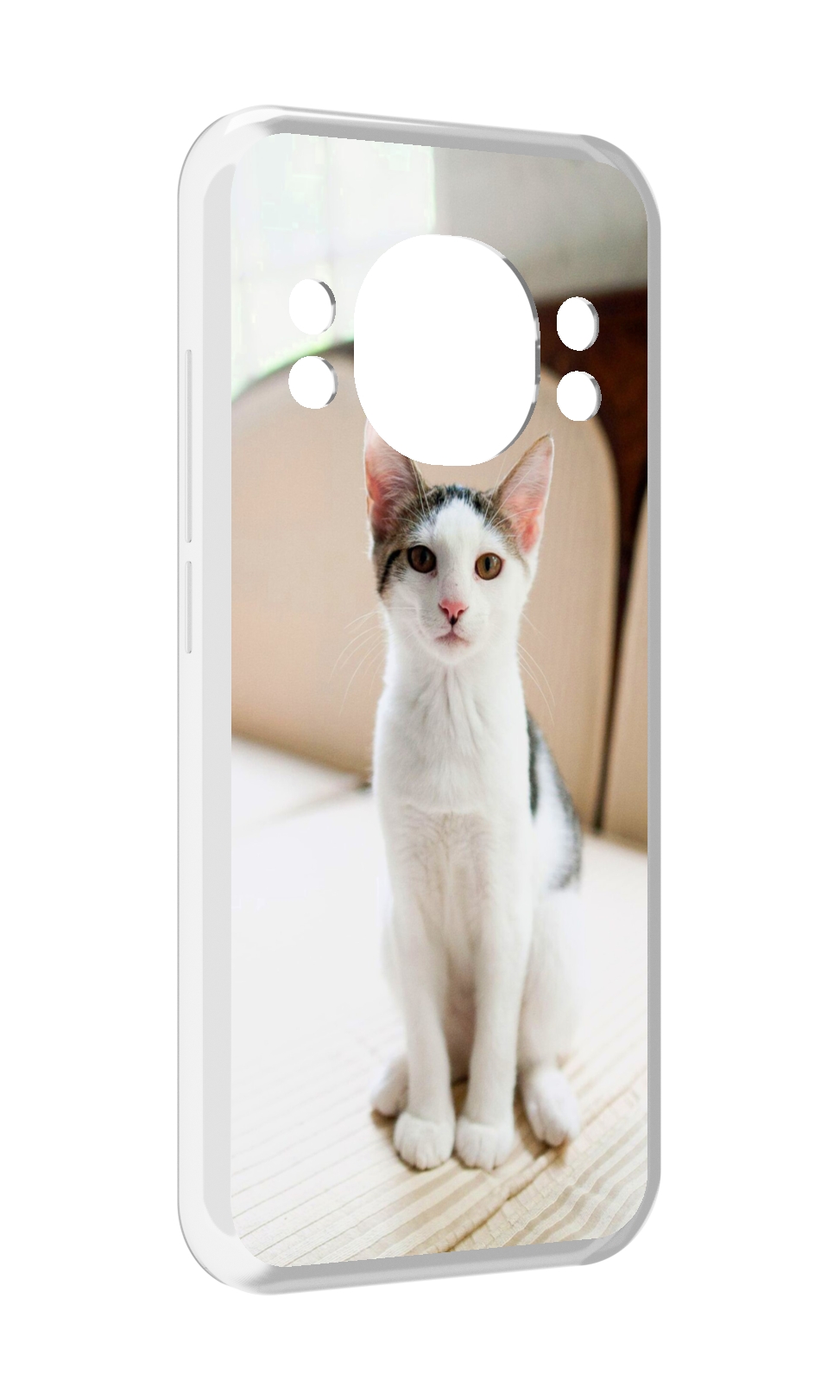 

Чехол MyPads порода кошка эгеиская для Doogee S98 / S98 Pro, Прозрачный, Tocco