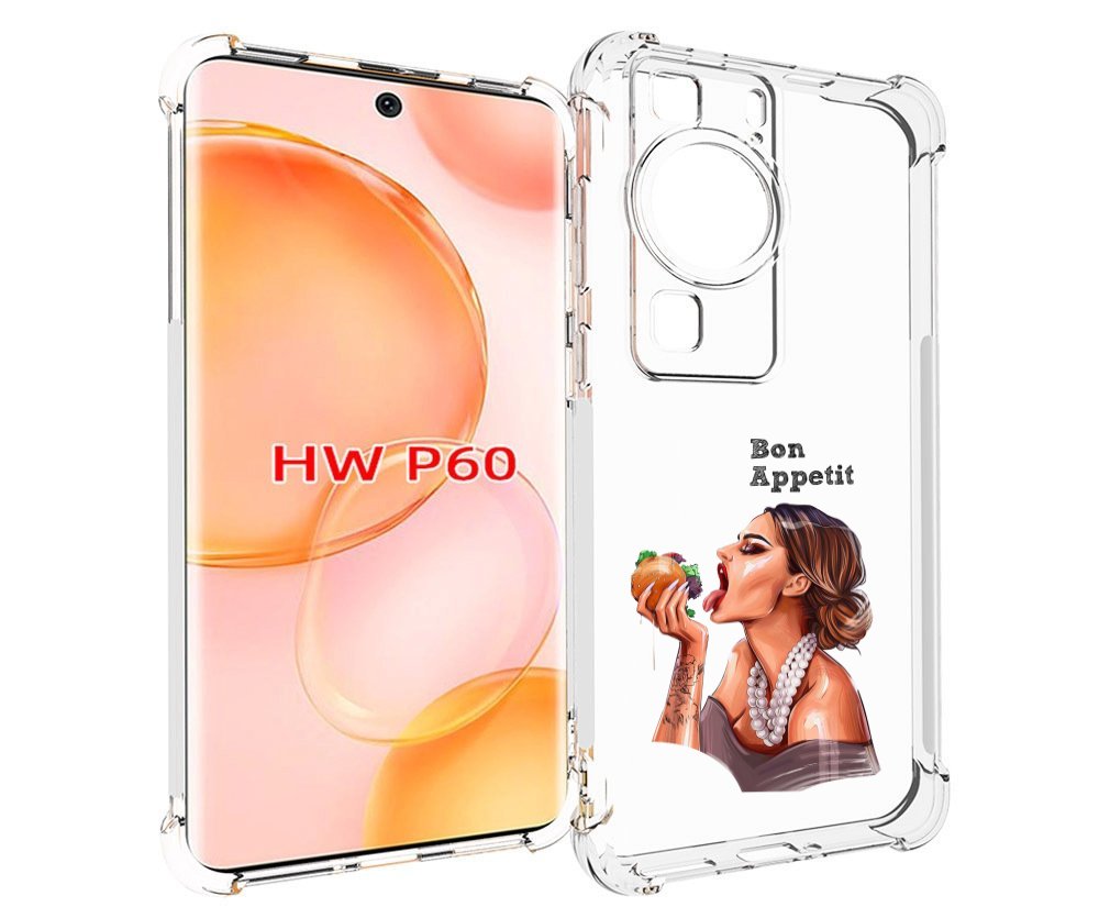 

Чехол MyPads Бон-аппетит для Huawei P60, Tocco