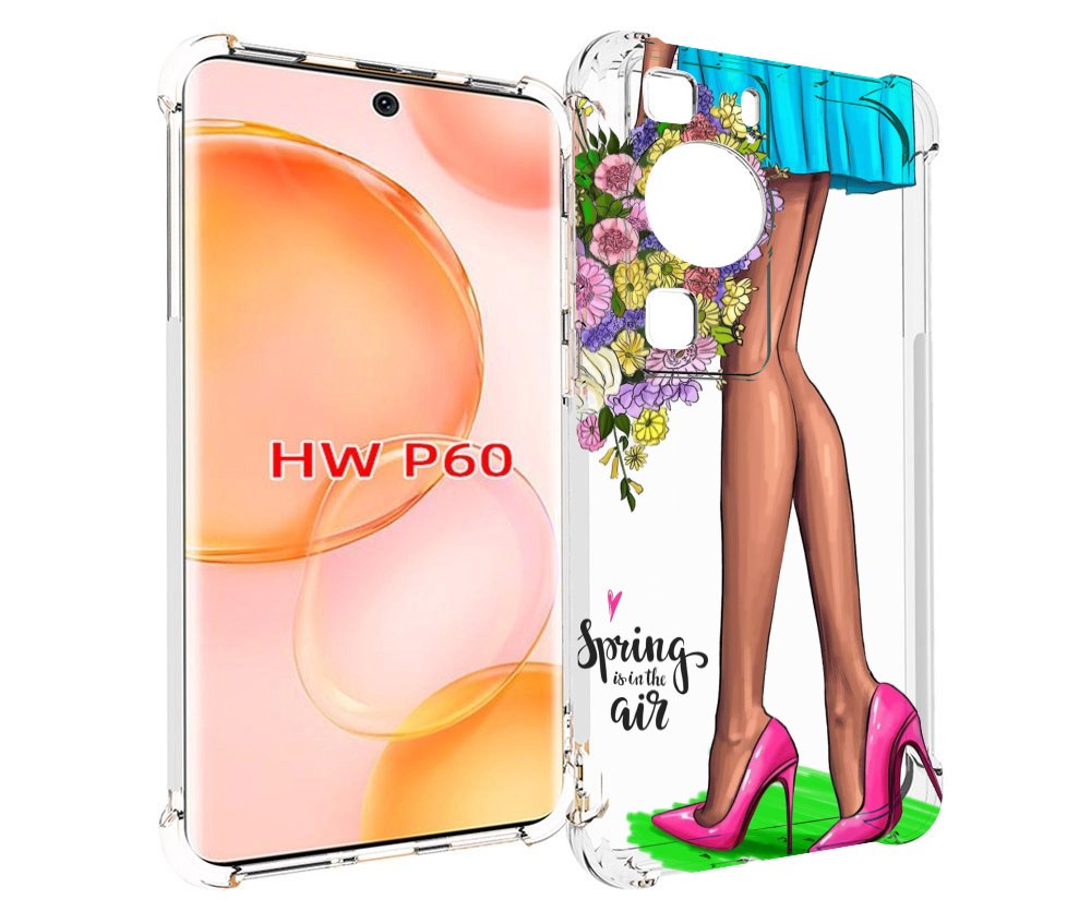 

Чехол MyPads Весна-в-воздухе женский для Huawei P60, Tocco
