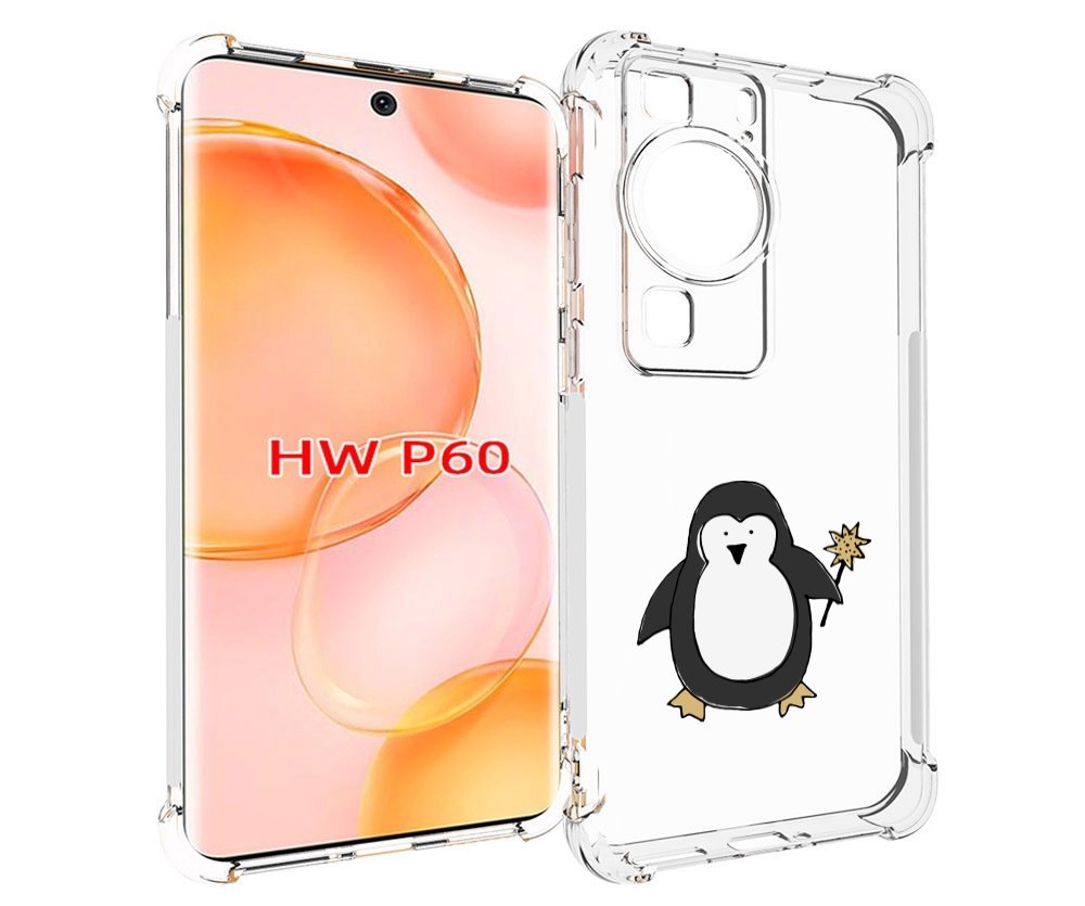 

Чехол MyPads Волшебный пингвин для Huawei P60, Tocco