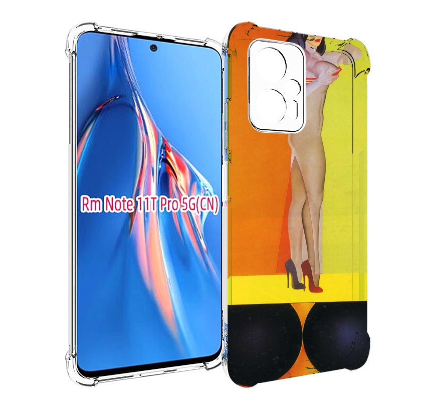 

Чехол MyPads девушка на шарах женский для Xiaomi Redmi Note 11T Pro / 11T Pro Plus / Po..., Прозрачный, Tocco