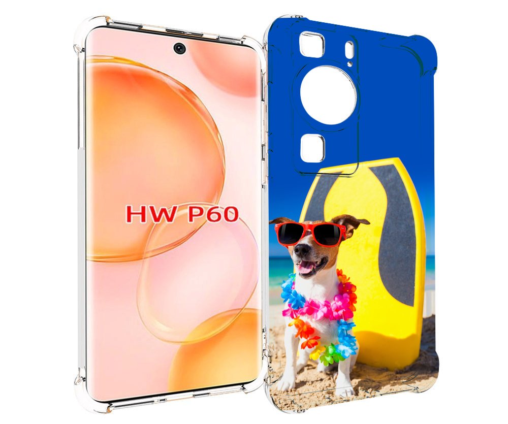 

Чехол MyPads Гавайская-собака для Huawei P60, Tocco