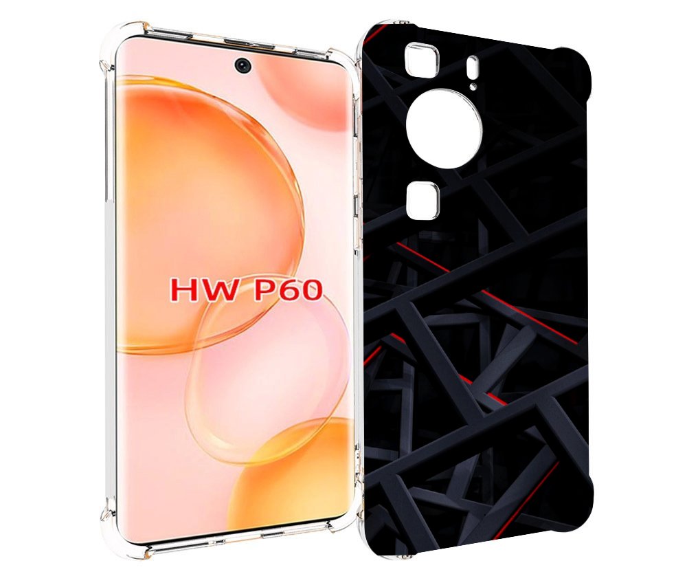 Чехол MyPads Геометрия для Huawei P60