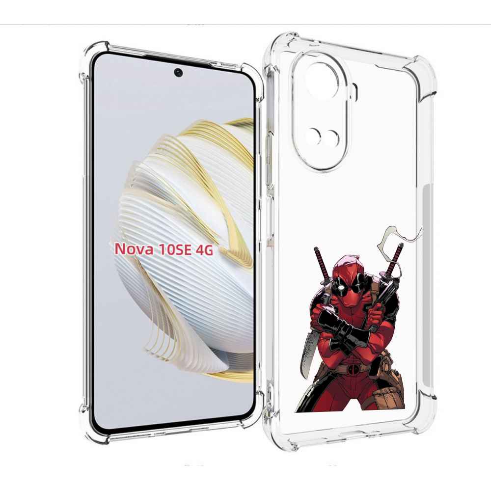 

Чехол MyPads дедпул-подмигивает для Huawei Nova 10 SE, Прозрачный, Tocco