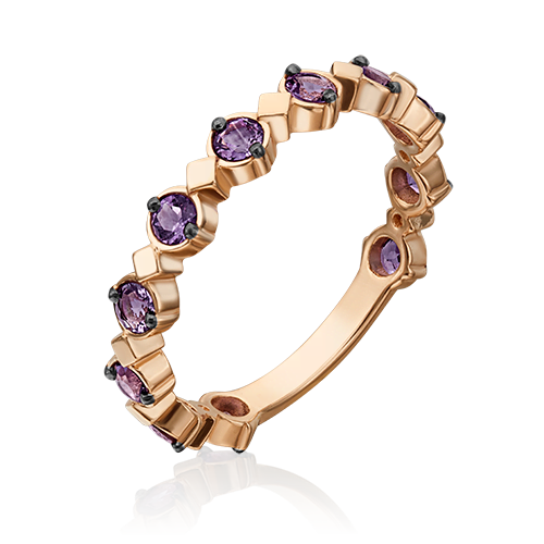 

Кольцо из золота р., PLATINA jewelry 01-5365-00-203-1110-57, аметист, 01-5365-00-203-1110-57