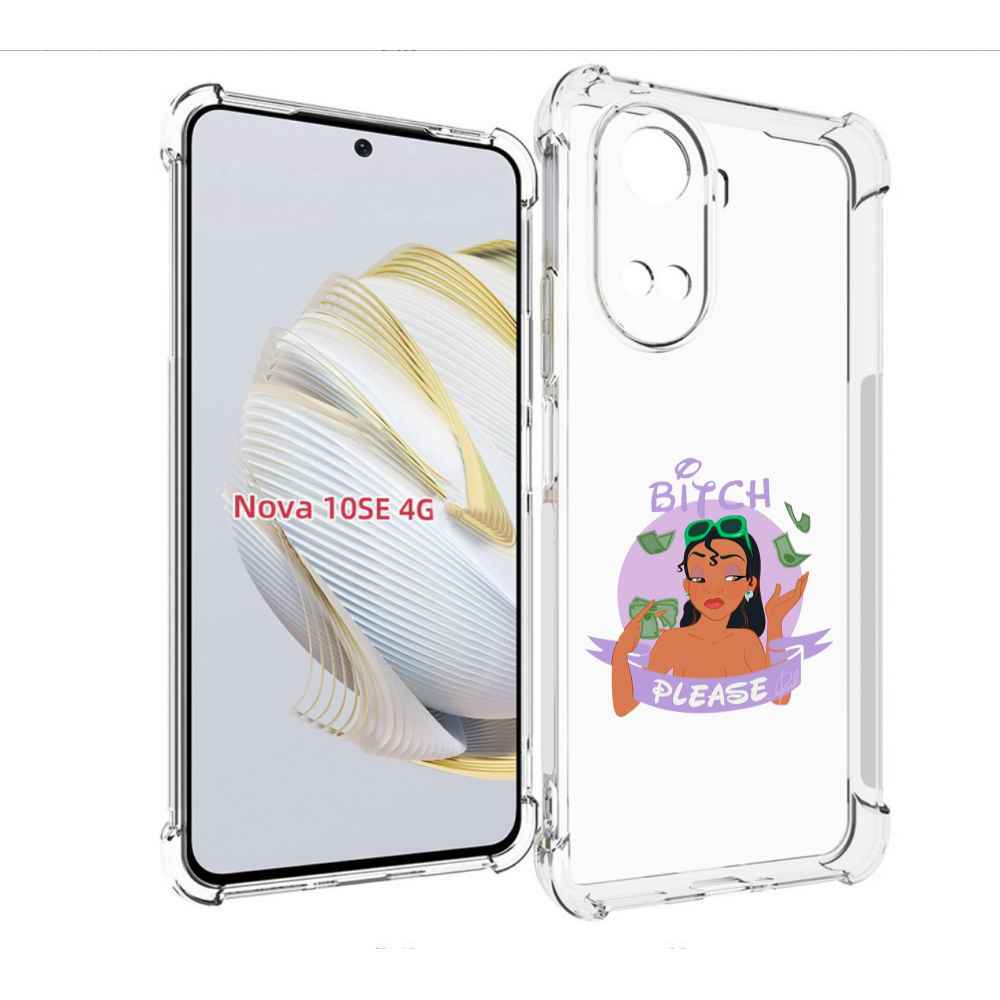 

Чехол MyPads деньги-пожалуйста женский для Huawei Nova 10 SE, Прозрачный, Tocco