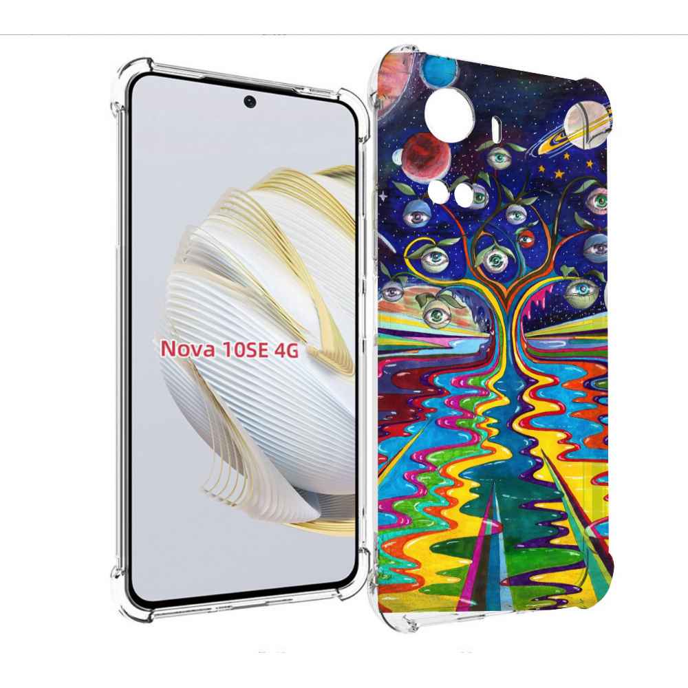 

Чехол MyPads дерево с глазами акварель для Huawei Nova 10 SE, Прозрачный, Tocco
