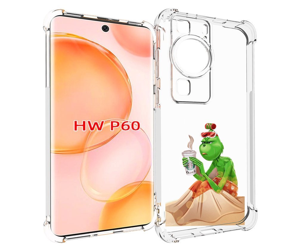 

Чехол MyPads Гринч-в-платье для Huawei P60, Tocco