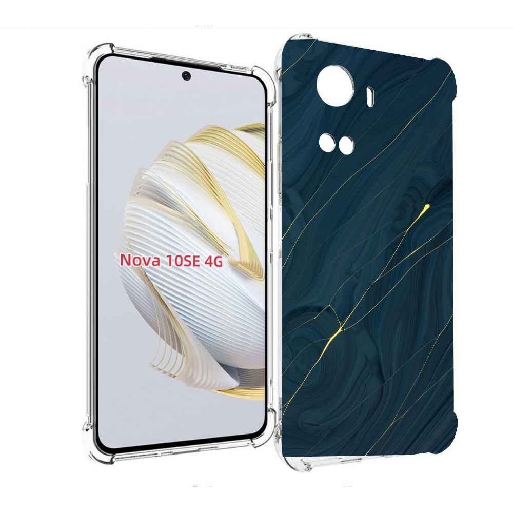 

Чехол MyPads дерево с золотыми трещинами для Huawei Nova 10 SE, Прозрачный, Tocco