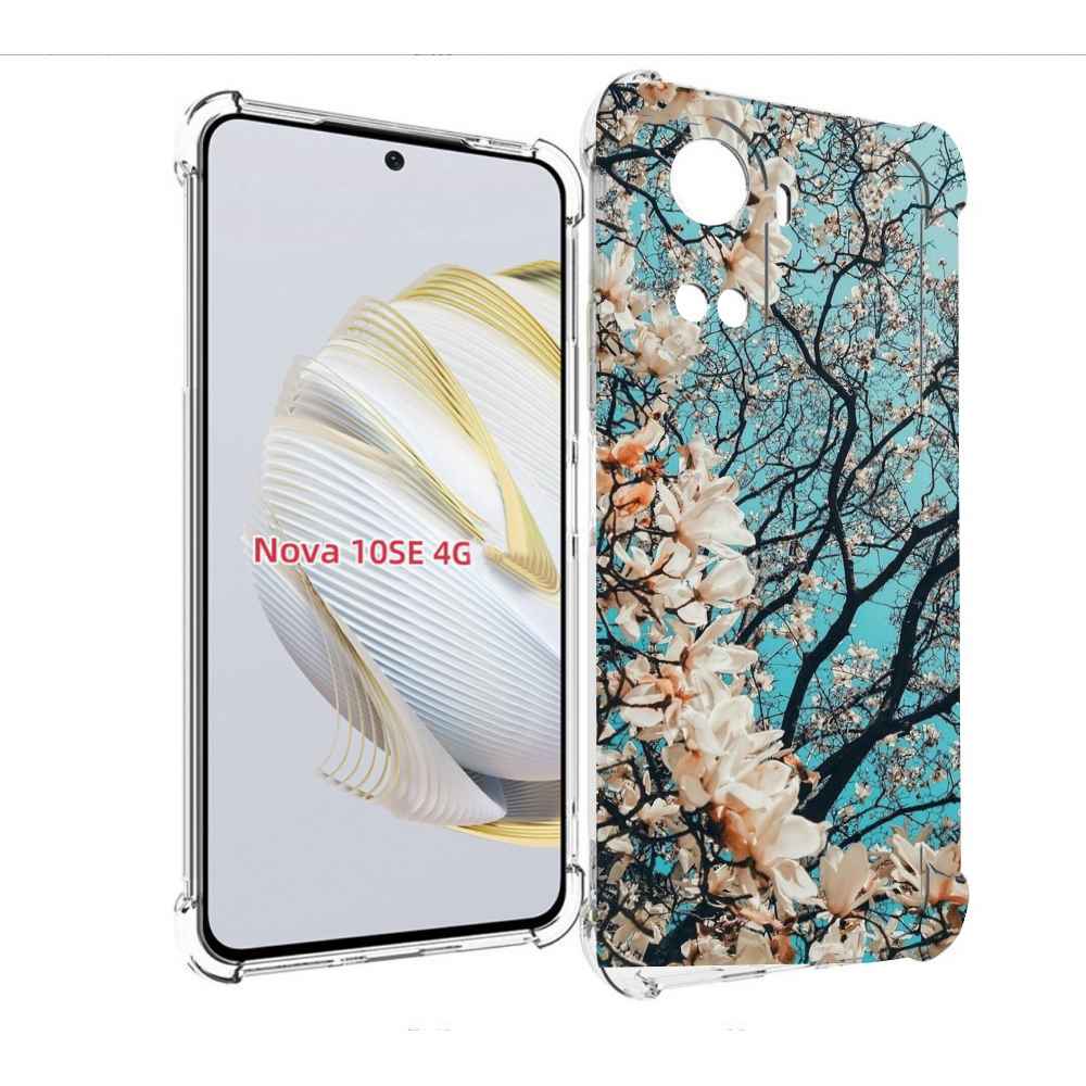 

Чехол MyPads дерево-с-цветочками для Huawei Nova 10 SE, Прозрачный, Tocco