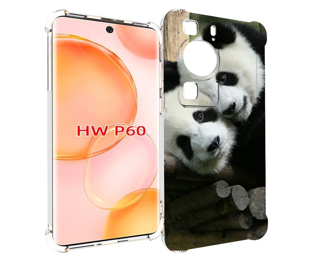 

Чехол MyPads Две-панды для Huawei P60, Tocco