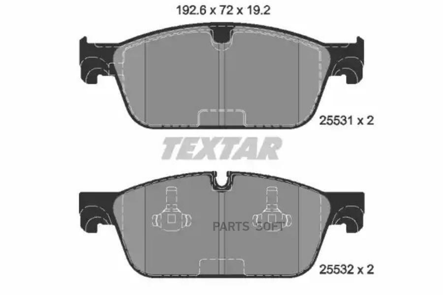 

Колодки тормозные передние с противошумной пластиной Q+ MB M/GL-CLASS (X166/W166) 3 TEXTAR