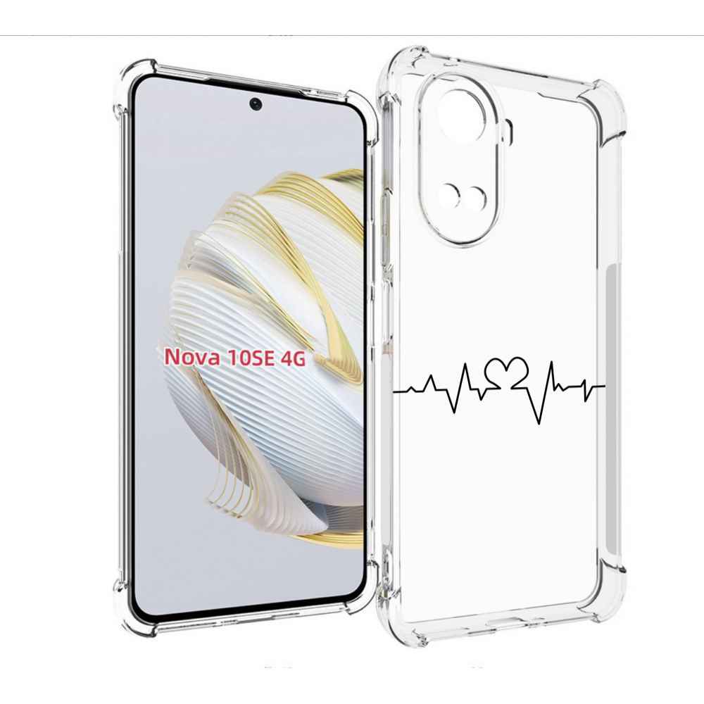 

Чехол MyPads диаграмма-любви для Huawei Nova 10 SE, Прозрачный, Tocco