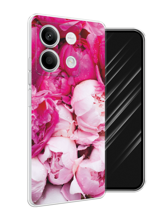 

Чехол Awog на Xiaomi Redmi Note 13 5G "Пионы розово-белые", Белый;розовый, 320050-1