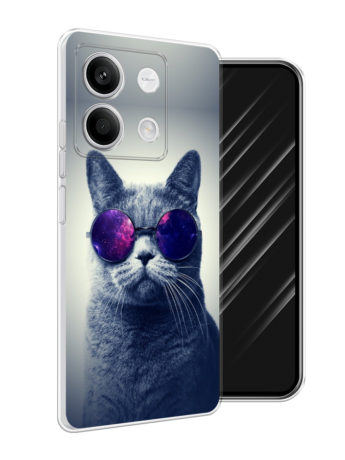 

Чехол Awog на Xiaomi Redmi Note 13 5G "Космический кот", Бордовый, 320050-1