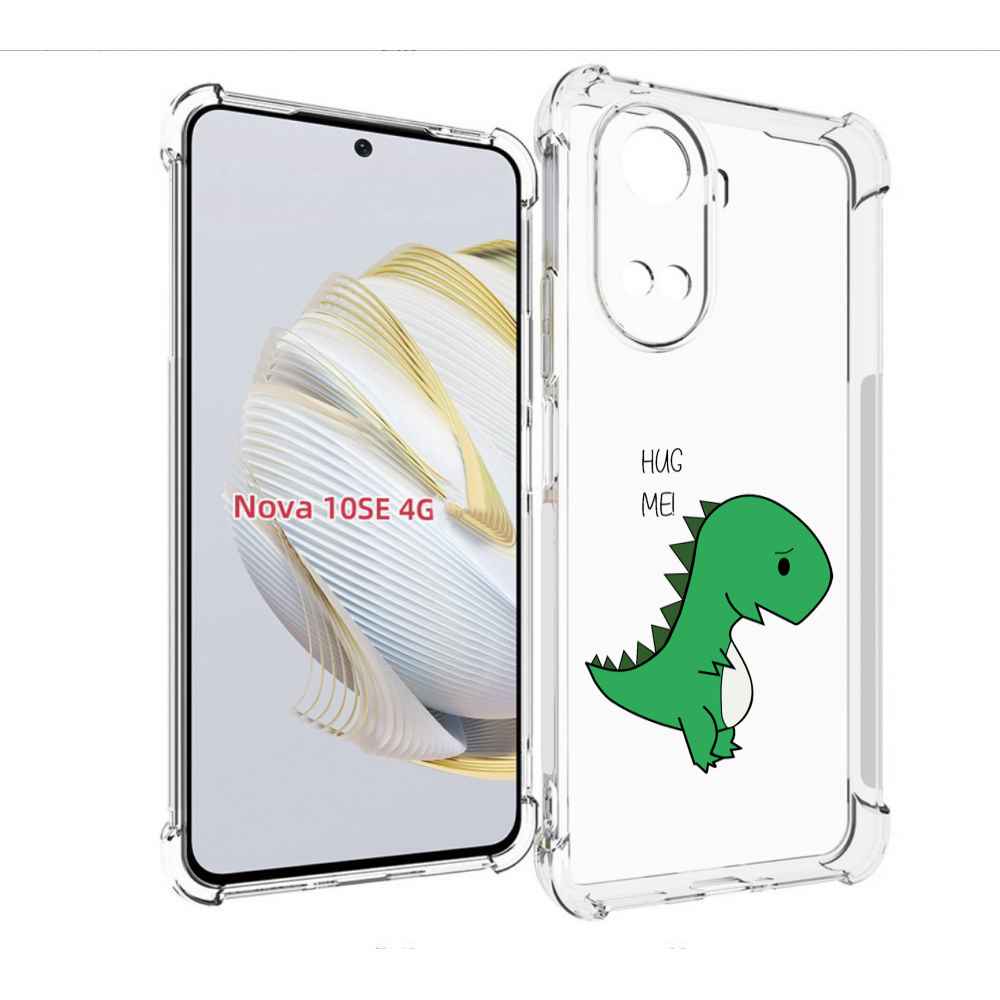 

Чехол MyPads динозаврик для Huawei Nova 10 SE, Прозрачный, Tocco